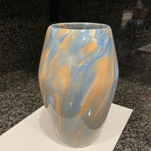Vintage Weller Marbelized Multicolor Vase